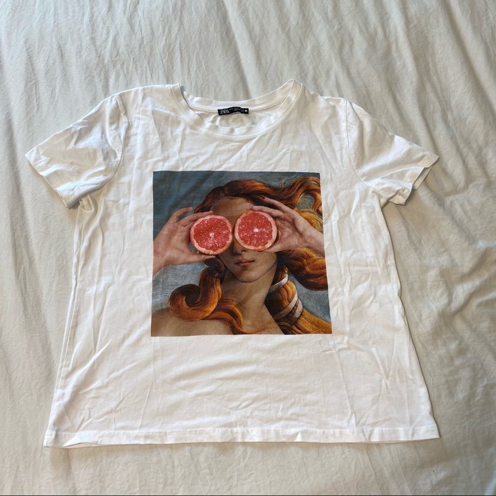 Venus Grapefruit Zara graphic T-shirt